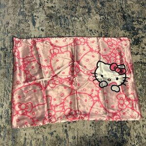 Hello Kitty Pink Silk Pillowcase